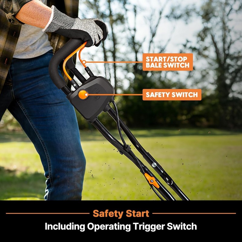 LawnMaster CLTE4814 Brushless 48V MAX Cordless Tiller Cultivator with 2X MAX 24V gallery