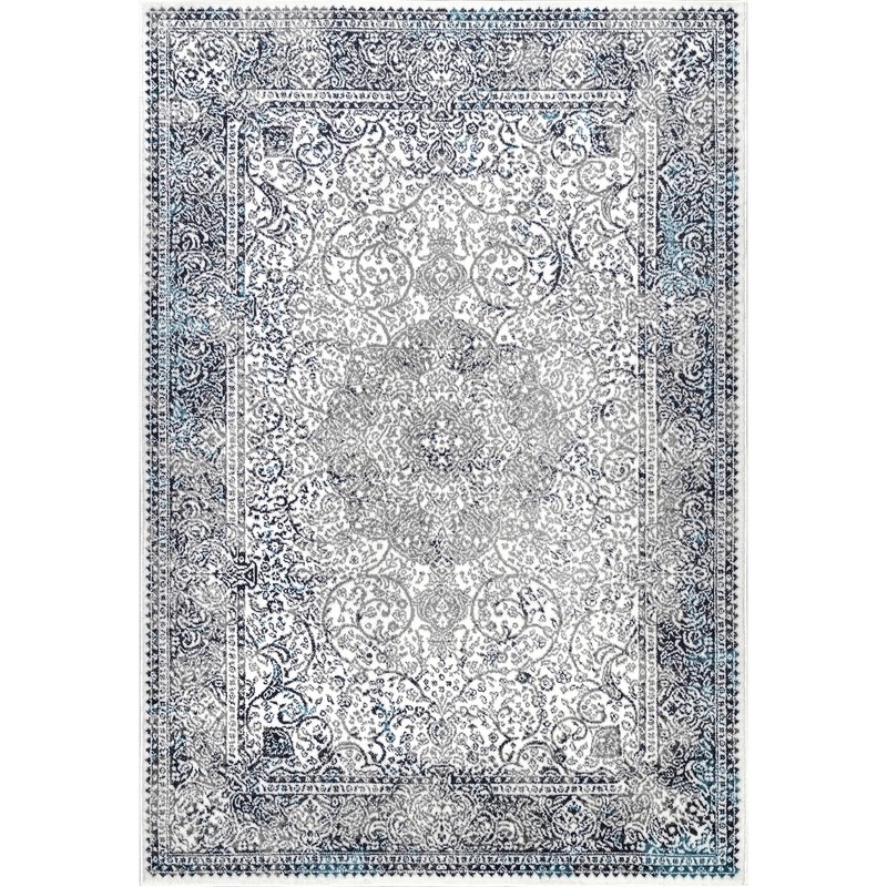 Nuloom Transitional Oriental Style Delores Area Rug 4X6 Blue Lpct02A gallery