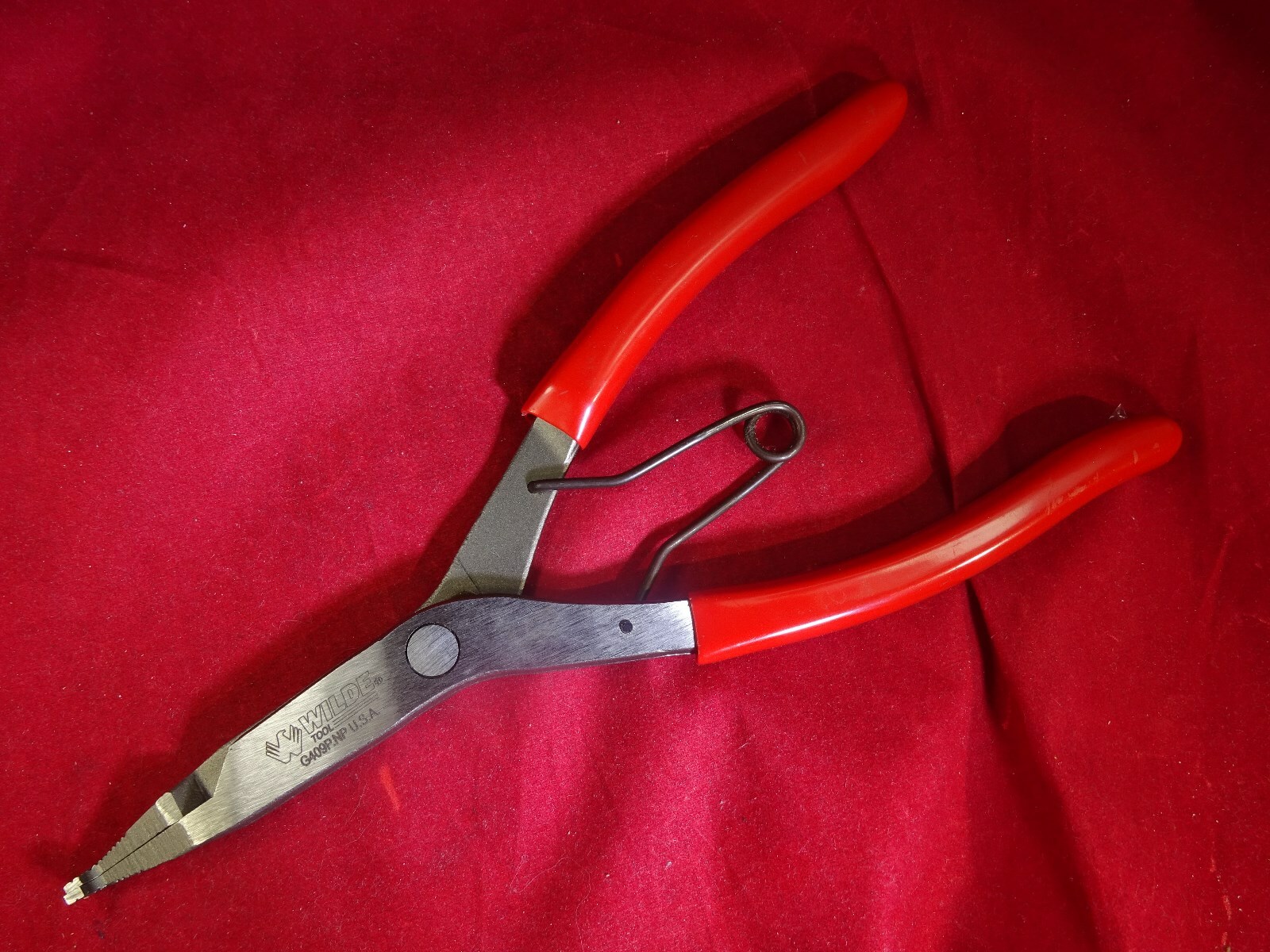 Wilde Tool G409.NP Right Angle 9" LockRing PliersExternalSnap Retaining USAMade gallery
