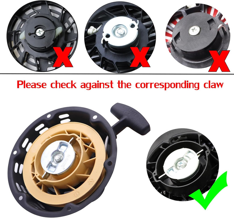Recoil Pull Start Starter Compatible with Generator Champion 196Cc 212C 224Cc，Pu gallery