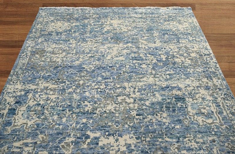 8x10 Beige Hand Knotted Transitional Oushak Wool Area Rug gallery