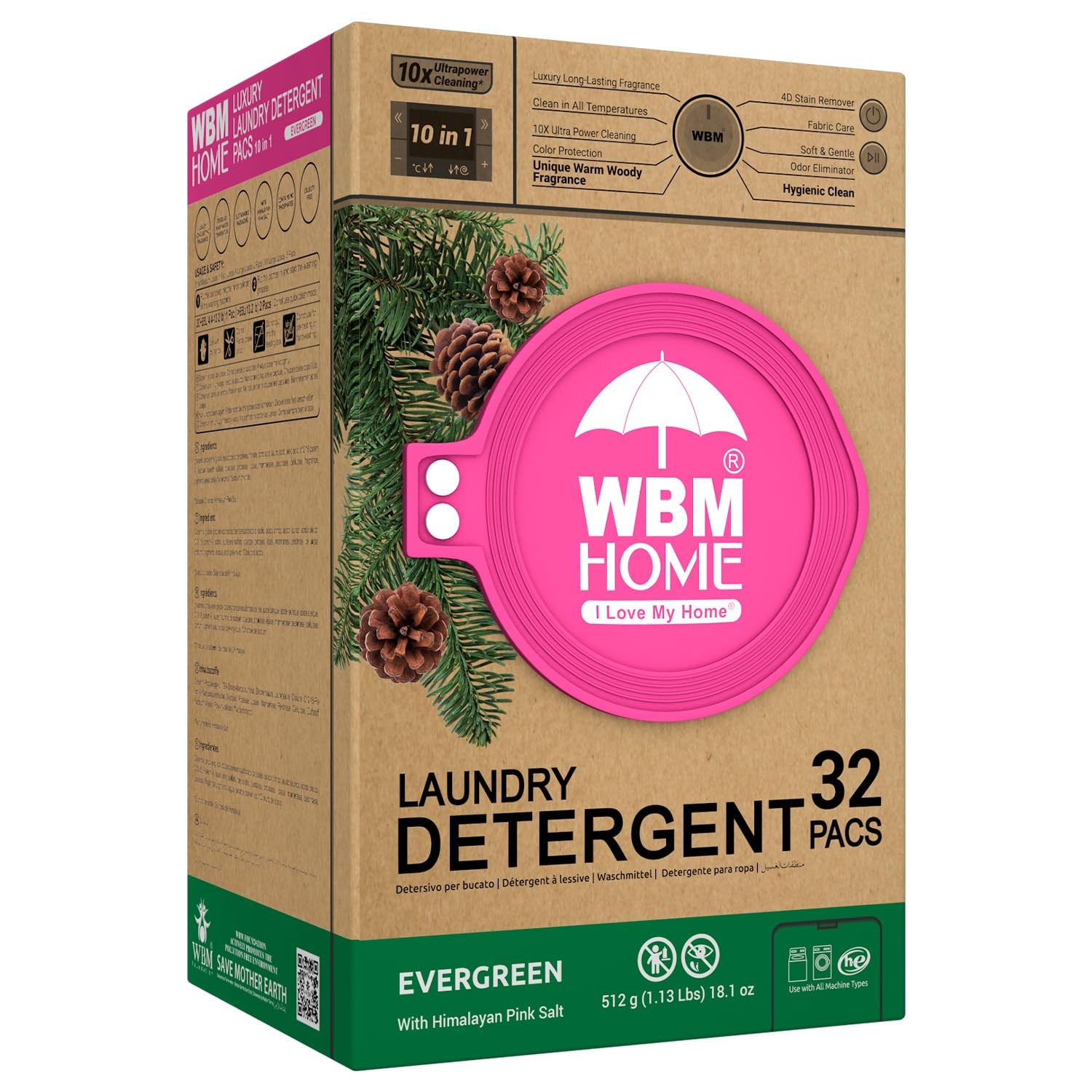 32-Pack Laundry Recyclable Packaging Green for Eco Detergent Pods gallery