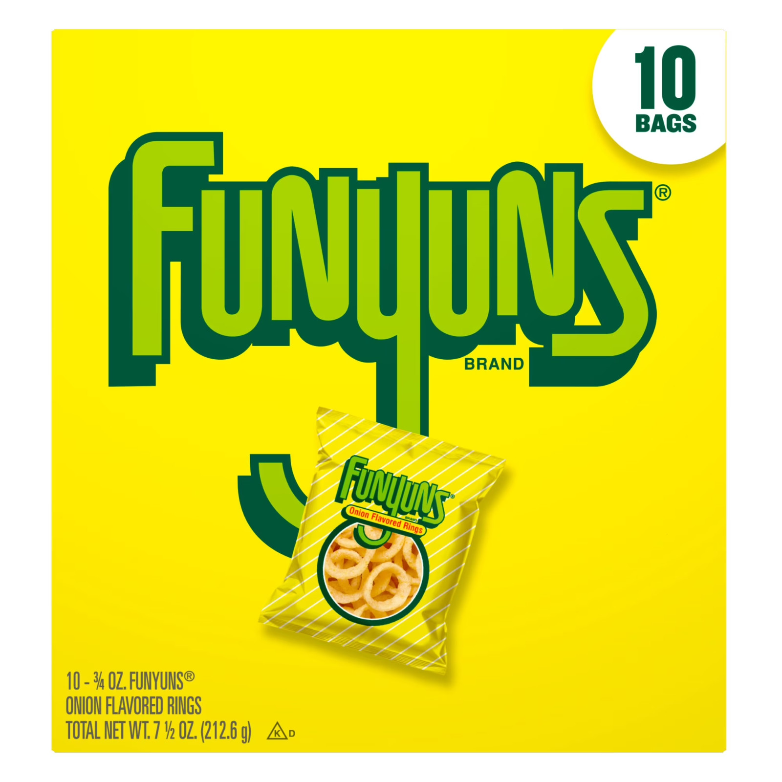 Funyuns Onion Ring Flavored Snack Chips, 10 Count Multipack gallery