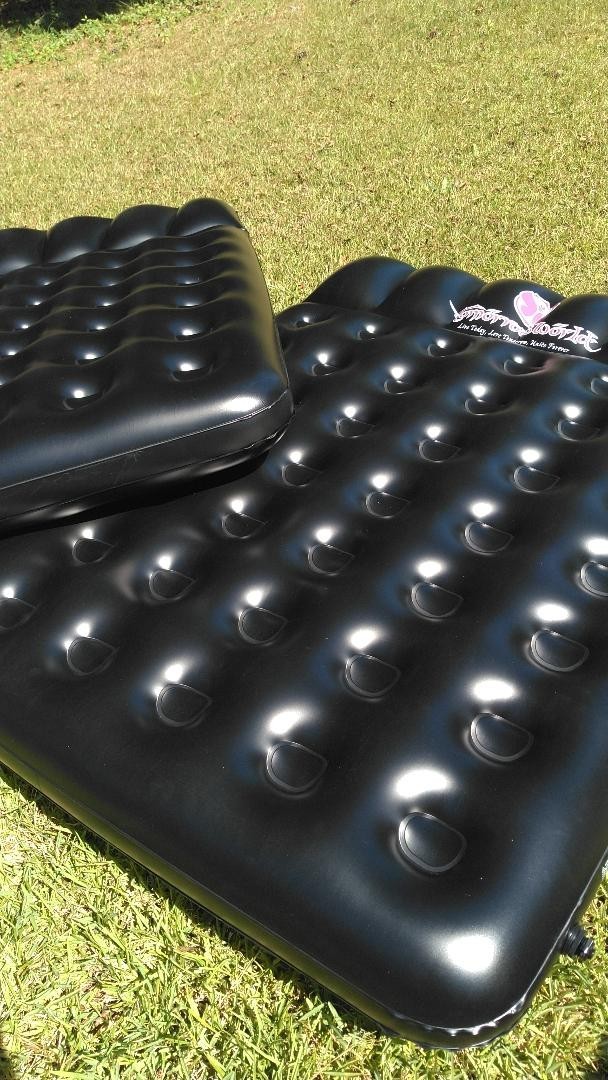 ***2 count*** Full Size Black Vinyl Air Mattress Tomorrow World gallery
