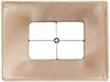 Natural Burlap Rectangle Lamp Shade 16" Wide x 12" Deep x 10.5" Height (Spider) gallery