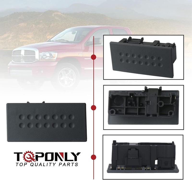 Latch Handle, Compatible with 2005-2009 1500 2 Size: 2005-2009Color: Dark Gray gallery