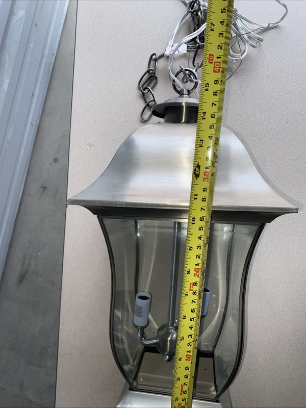 2 Light Solid Brass Outdoor Hanger 4975 gallery