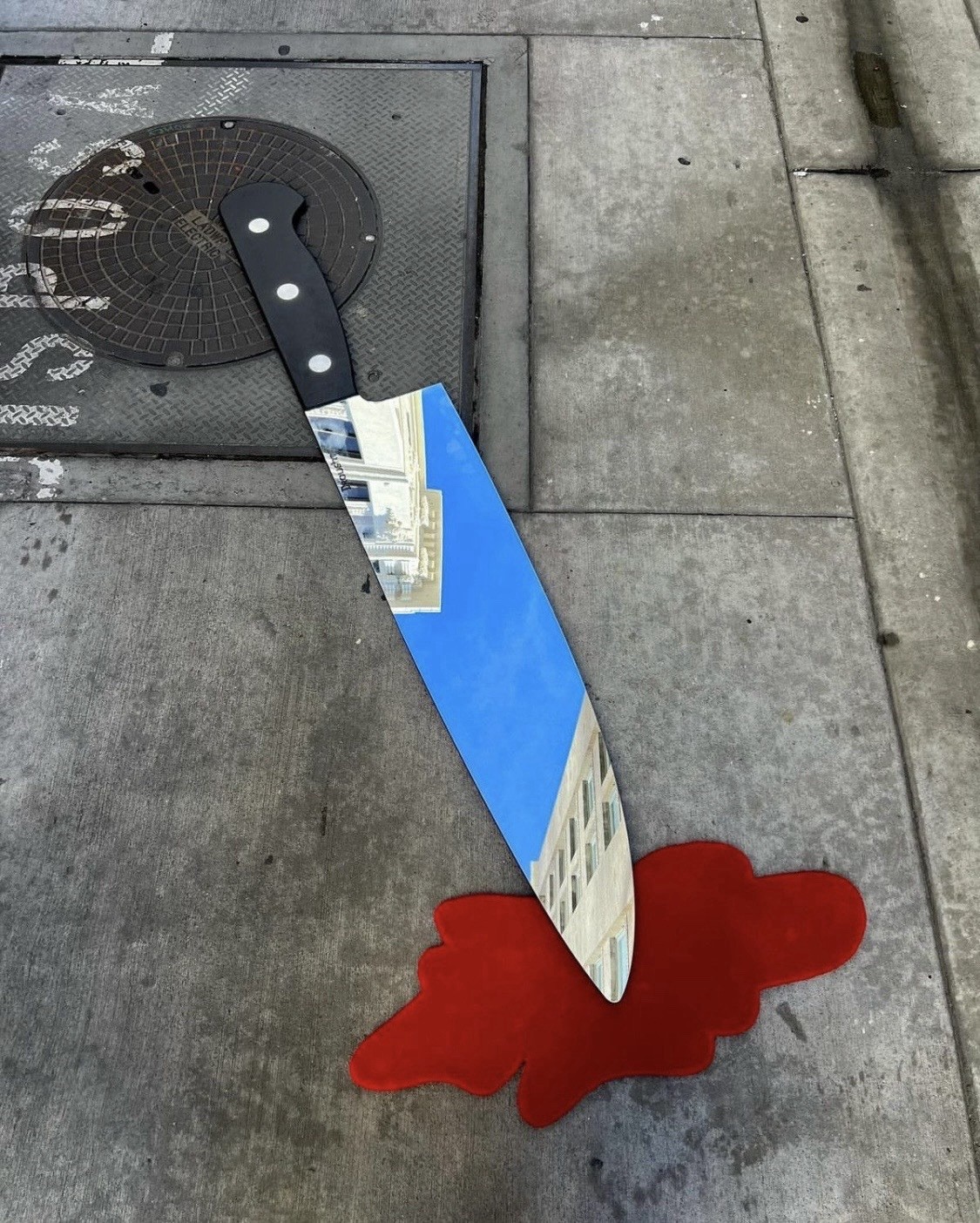 Came Up In The Drought Knife Mirror w/ Blood Rug Brand New *RARE* Ready to Ship gallery