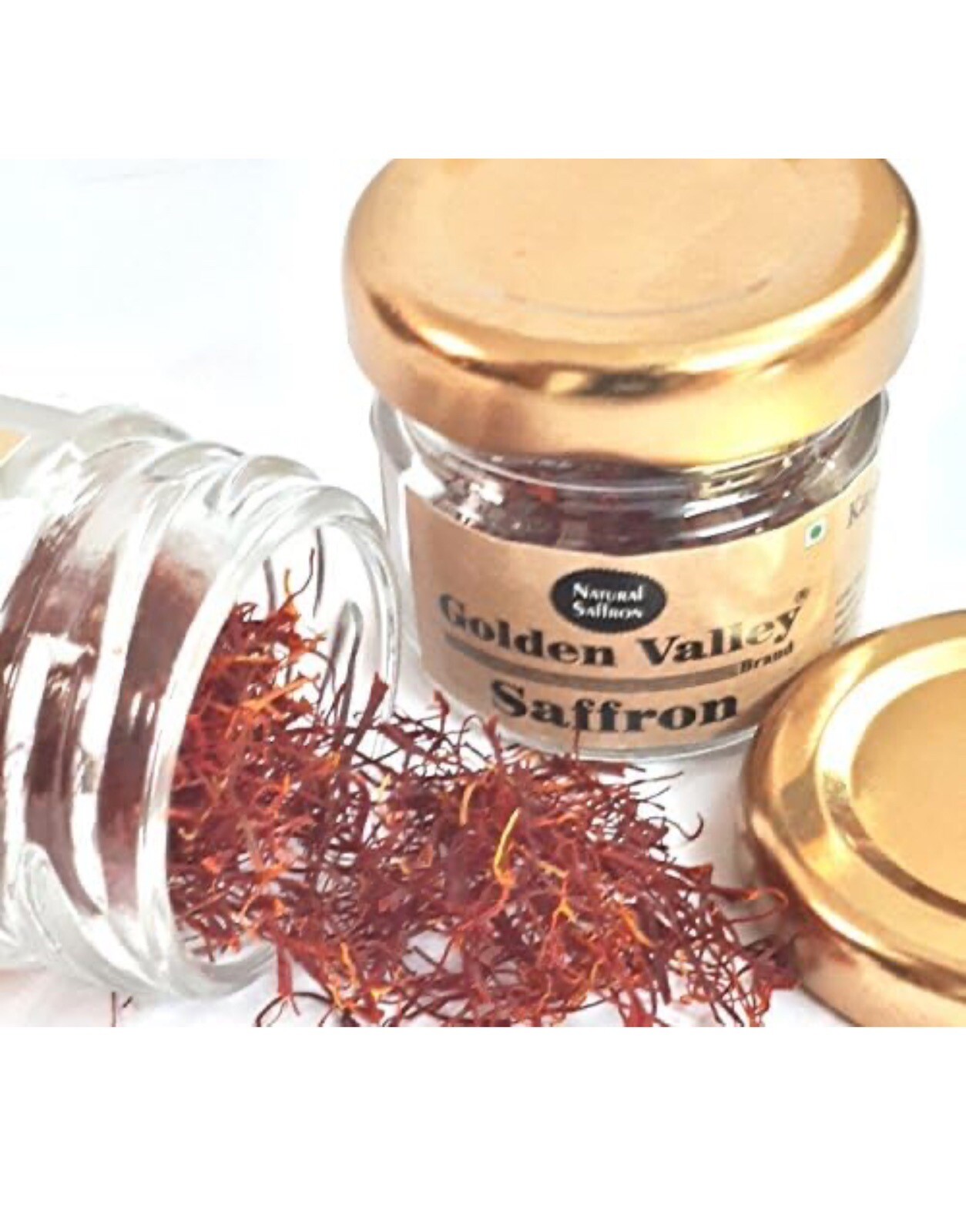 Golden Valley Saffron 50Grams Original Kashmir Lacha Saffron Kesar gallery
