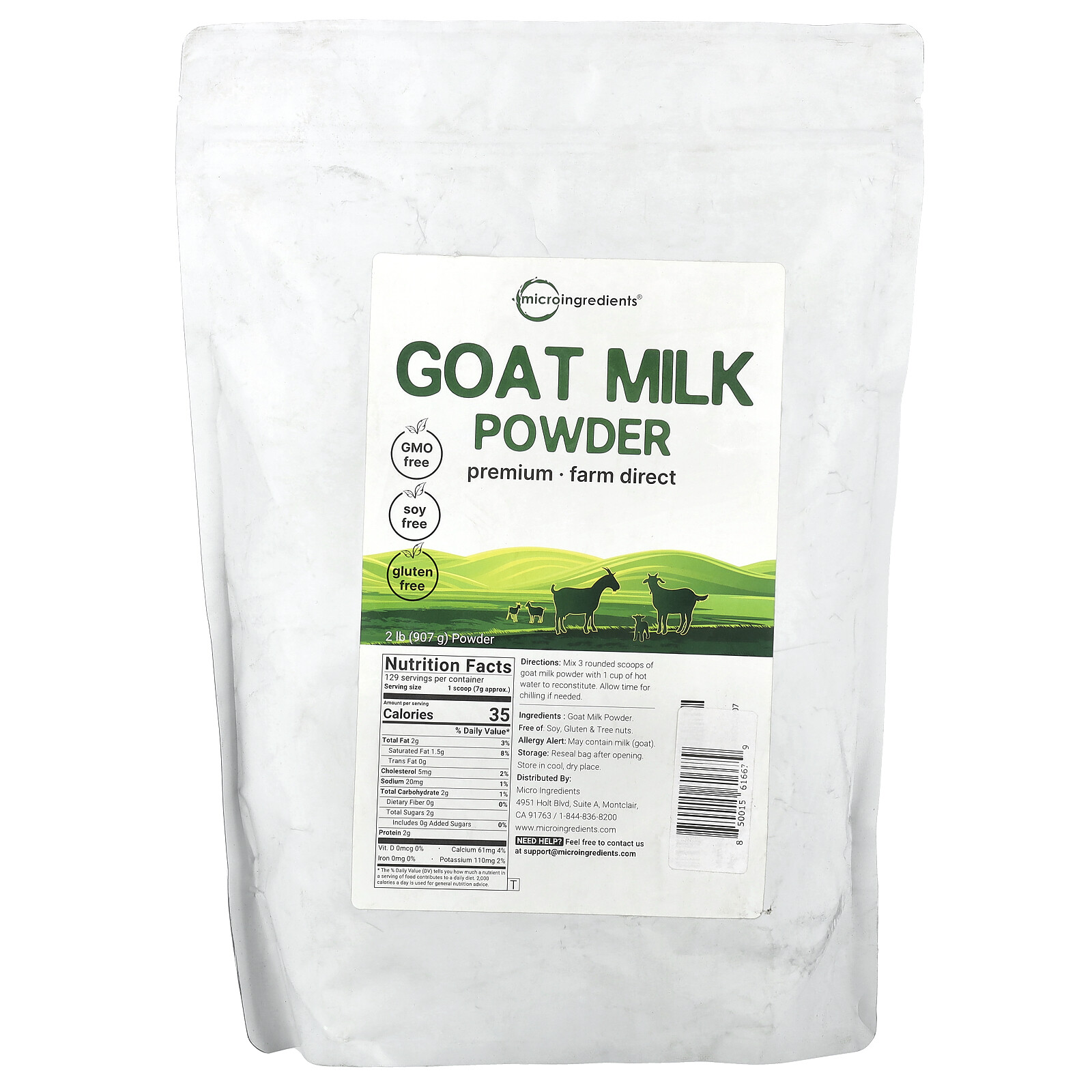 Goat Milk Powder, 2 lb (907 g) gallery
