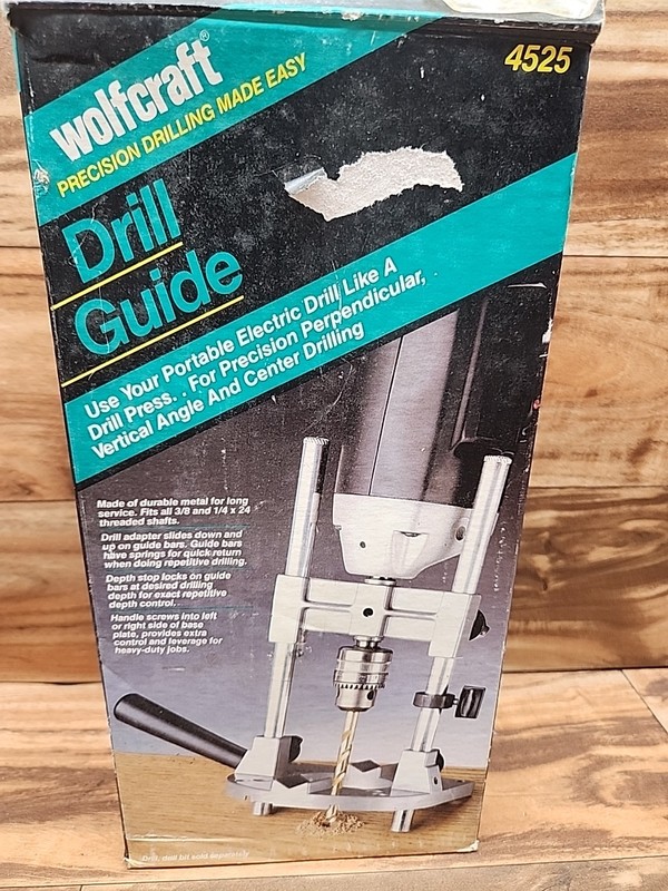 Wolfcraft 4525 Multi-Angled Drill Guide Up To 45 Degrees gallery