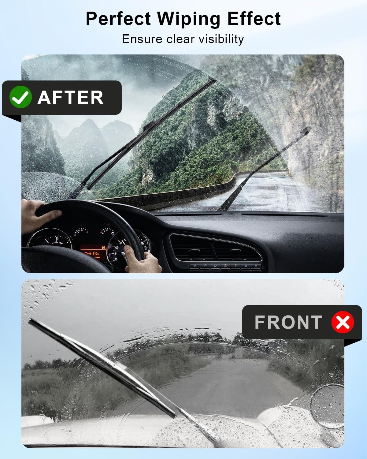 2 Pcs Front Windshield Wiper Arm Fit for Freightliner Cascadia 2008-2025, 2Pcs gallery