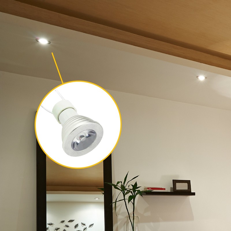 10 PCS - Wire Connection Socket Holder for GU10 LED Light or Hologen Light Bulb gallery