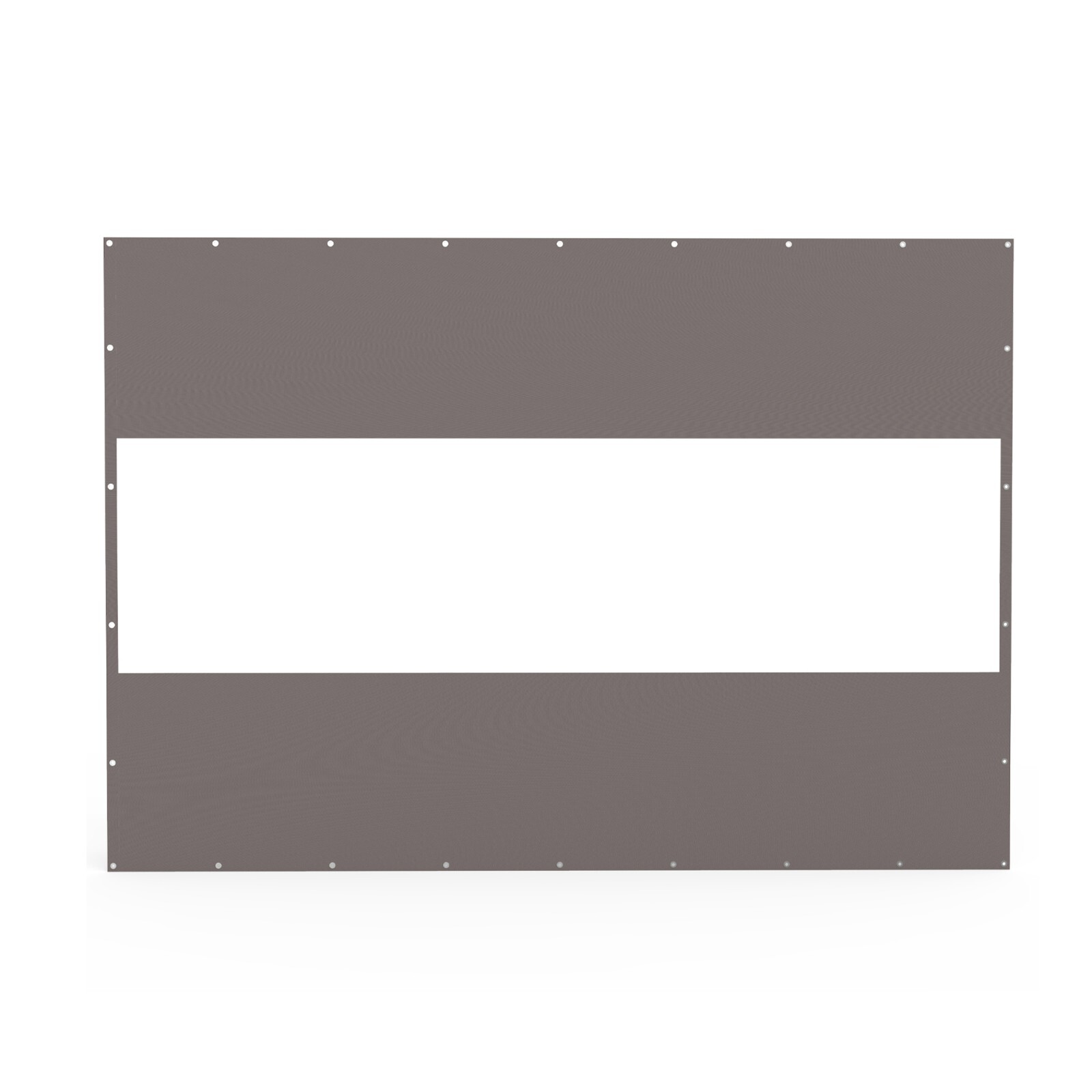 10x7FT Outdoor Translucent Plastic Pravicy Curtains w/Eyelets for Gazebo(Gray) gallery