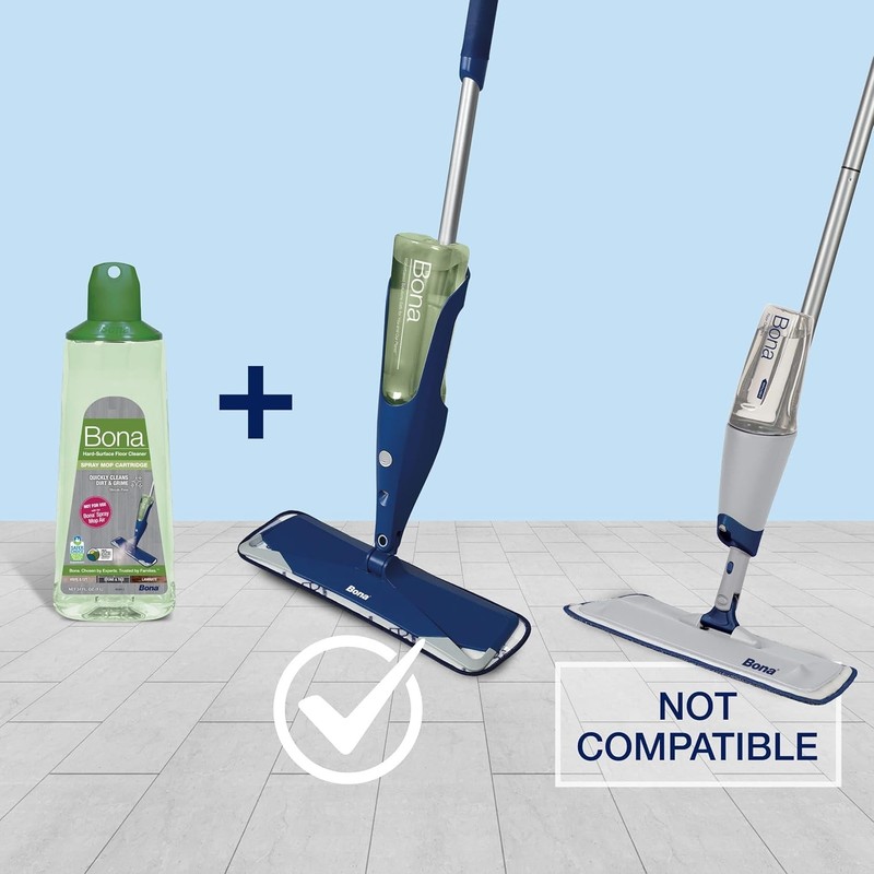 Bona Multi-Surface Hard Floor Cleaner Spray Mop 34 Fl Oz (Pack of 1), Green gallery