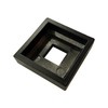 Baluster Flat Base Modern Shoe for 1/2" Square Balusters - 10Pcs - Satin Black gallery