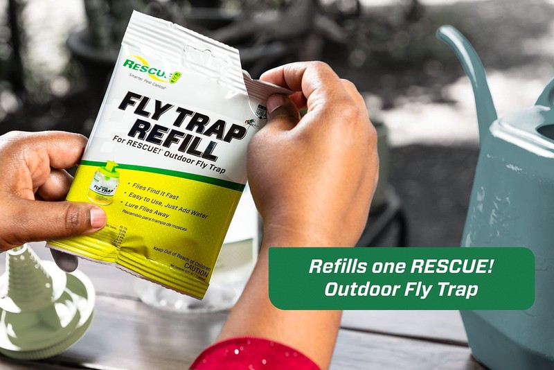 RESCUE Reusable Fly Trap Refill – Outdoor Use - 6 Pack gallery