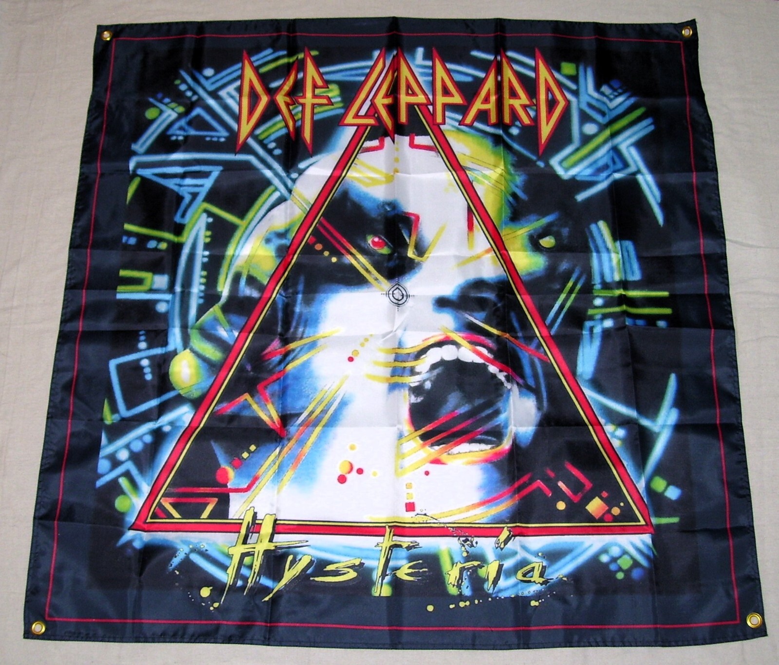 DEF LEPPARD 4'X4' FLAG BANNER FAST SHIPPING gallery