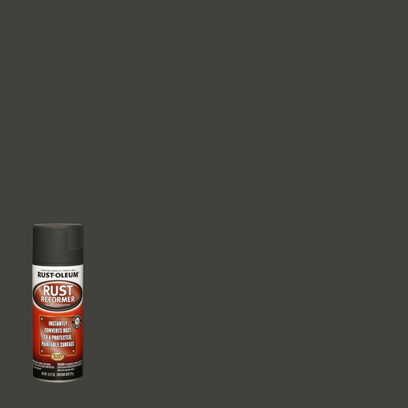 (4 Pack) Rust-Oleum Automotive Rust Reformer Flat Spray Paint, Black, 10.25 oz gallery