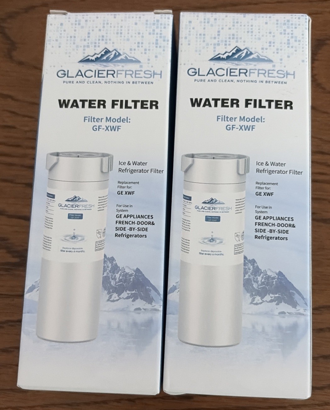 GLACIER FRESH XWF Replacement for GE XWF Refrigerator Water Filter Pack of 2 gallery