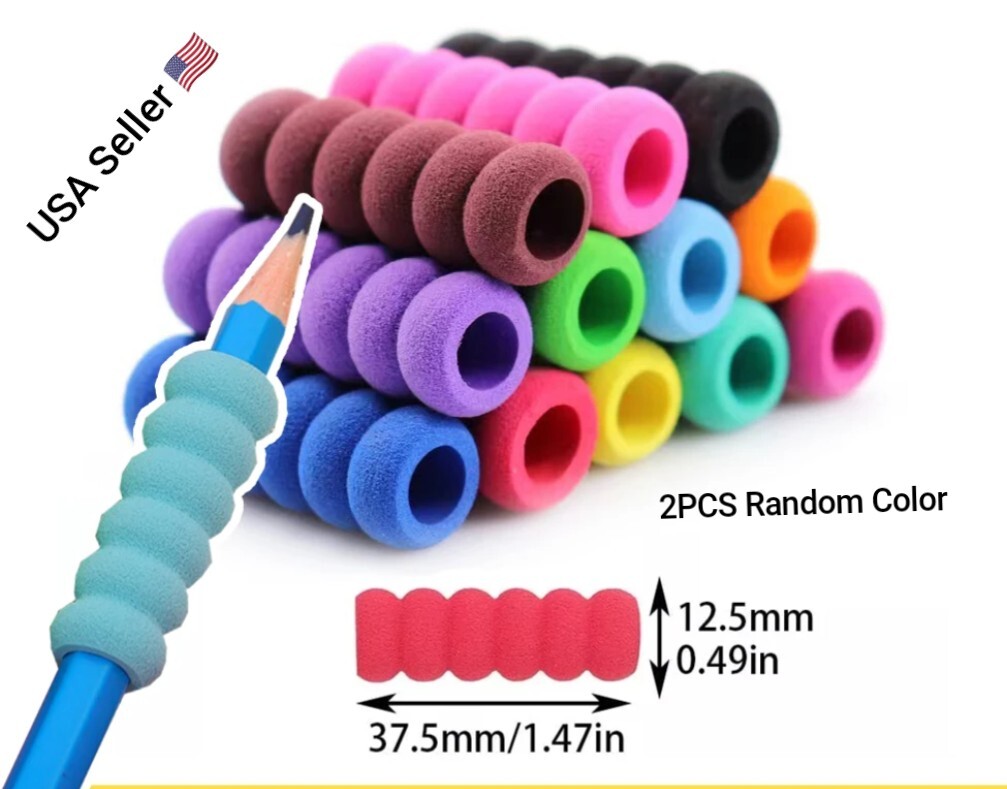 2 PCS Primary Student Learning Partner Children Student Stationery Pencil Grip gallery