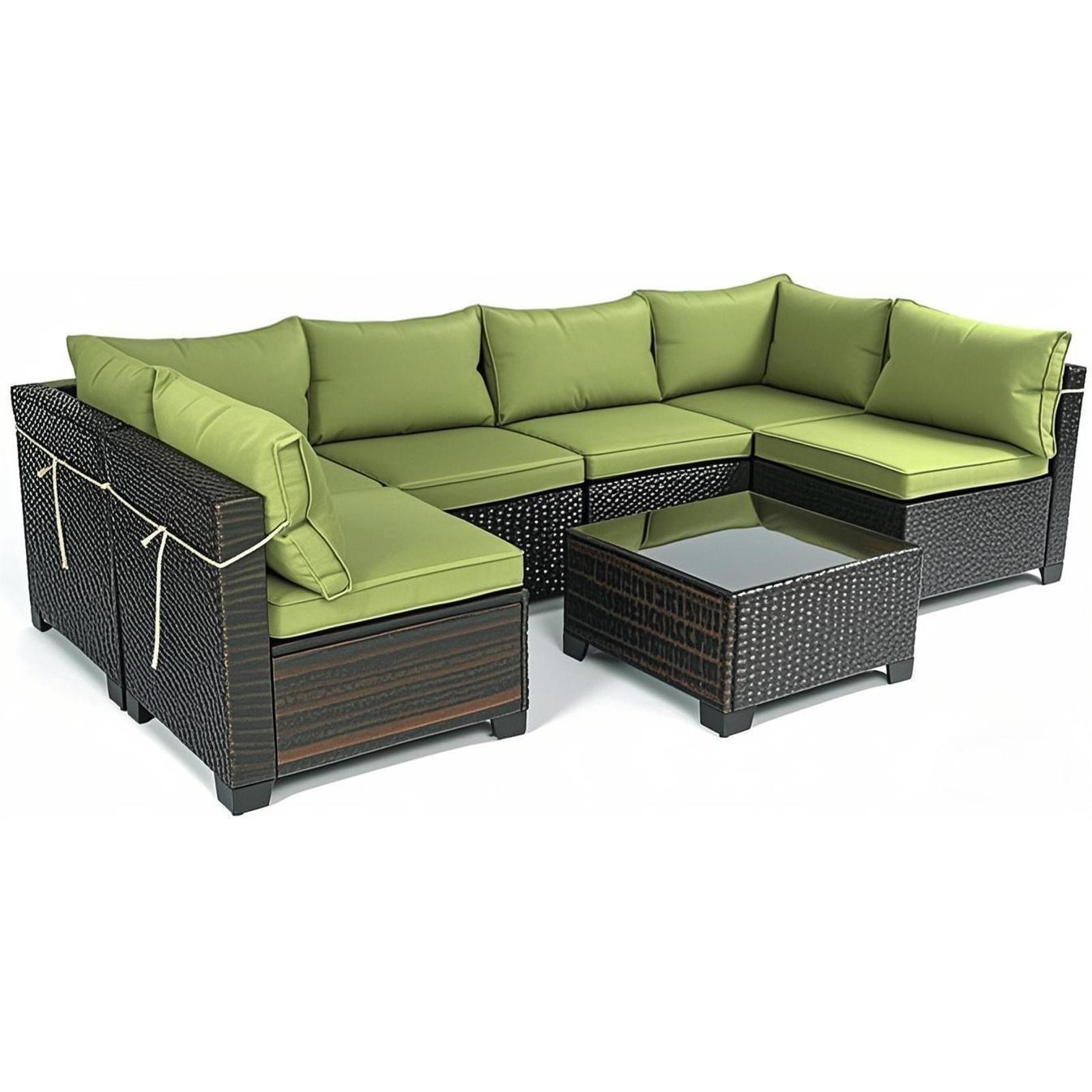 Fade Resistant Patio Sofa Covers for Rattan Garden Furniture Sectional Couches gallery