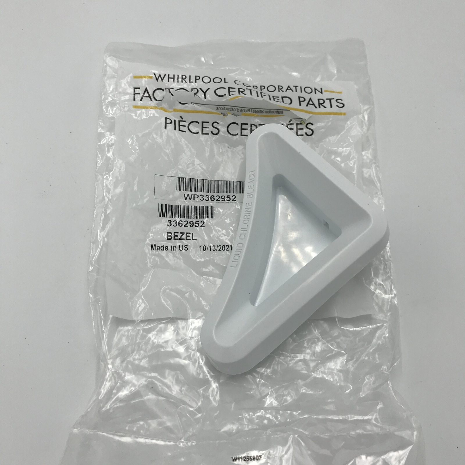 NEW GENUINE OEM WHIRLPOOL Washer Bleach Dispenser Cup 3362952 387028 387029 gallery