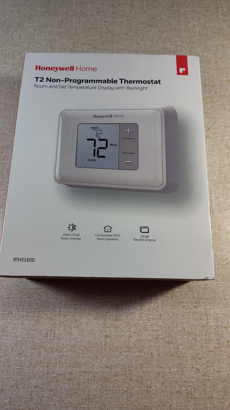 Honeywell Home T2 Non-Programmable Thermostat (RTH5160D) -- open box gallery