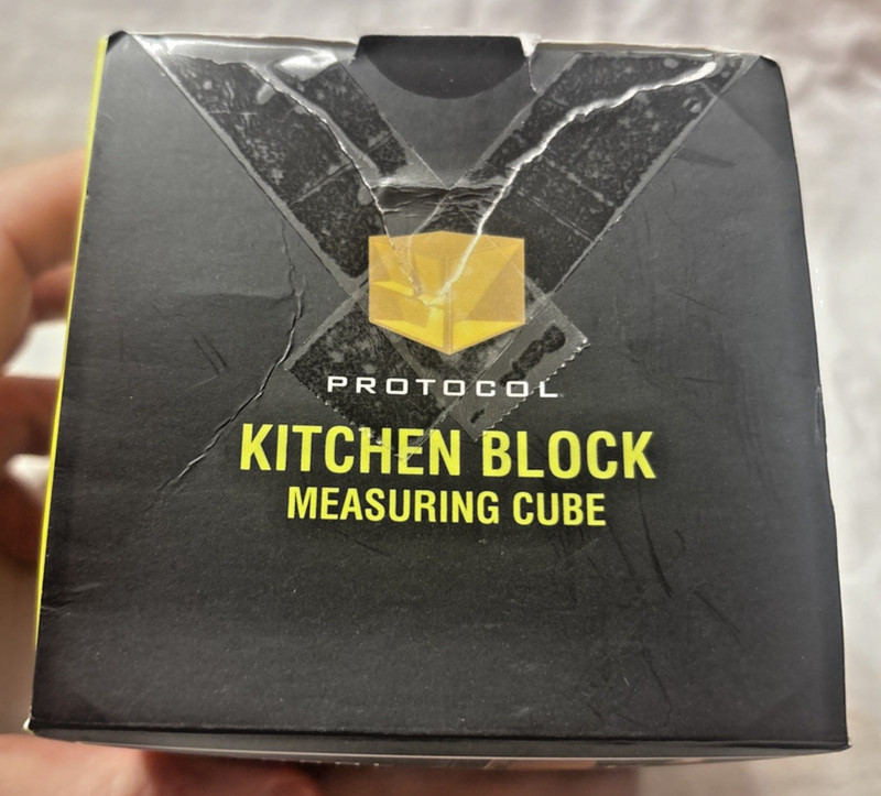 PROTOCOL KITCHEN BLOCK MEASURING CUBE ALL IN ONE 10 SIZES 1/4TSP - 1 CUP 3.4" SQ gallery