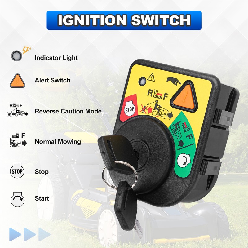 Ignition Switch Module w/2 Keys For MTD Cub Cadet 925-04227 925-06119B 725-04227 gallery
