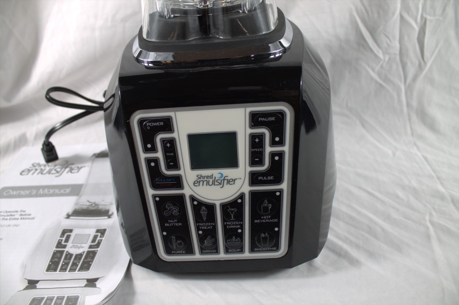 Tristar Shred Emulsifier SE1-PRO Blender w/ 70 oz Pitcher, Lid, Plunger black gallery