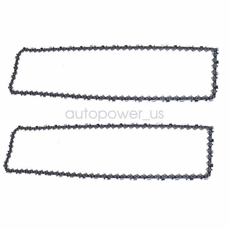 2X for Stihl 25" Bar Full Chisel Chainsaw Chain 3/8" Pitch .050" Gauge 84DL gallery