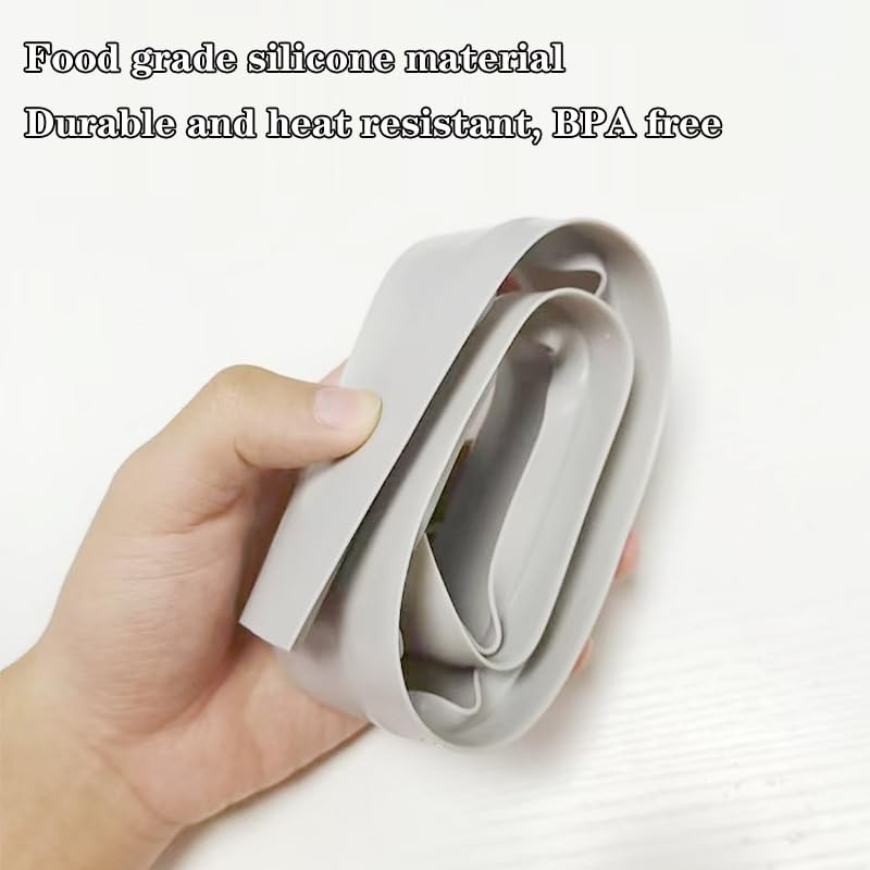 2 Pack Flexible Kitchen Stove Gap Covers, Silicone 21in&25in, White,25in gallery