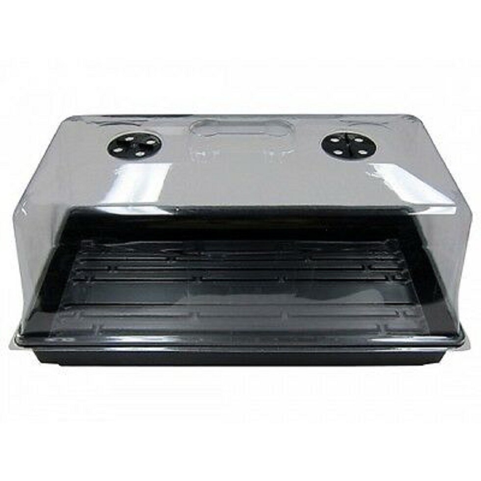 Wheatgrass Vented Humidity Dome FRUITING INCUBATING CHAMBER Kit Tray H DUTY
