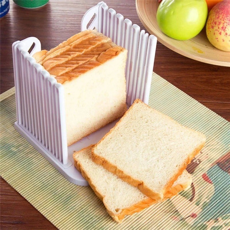 Adjustable Bread Slicer Guide Foldable Cutter for Homemade Bread Tool gallery