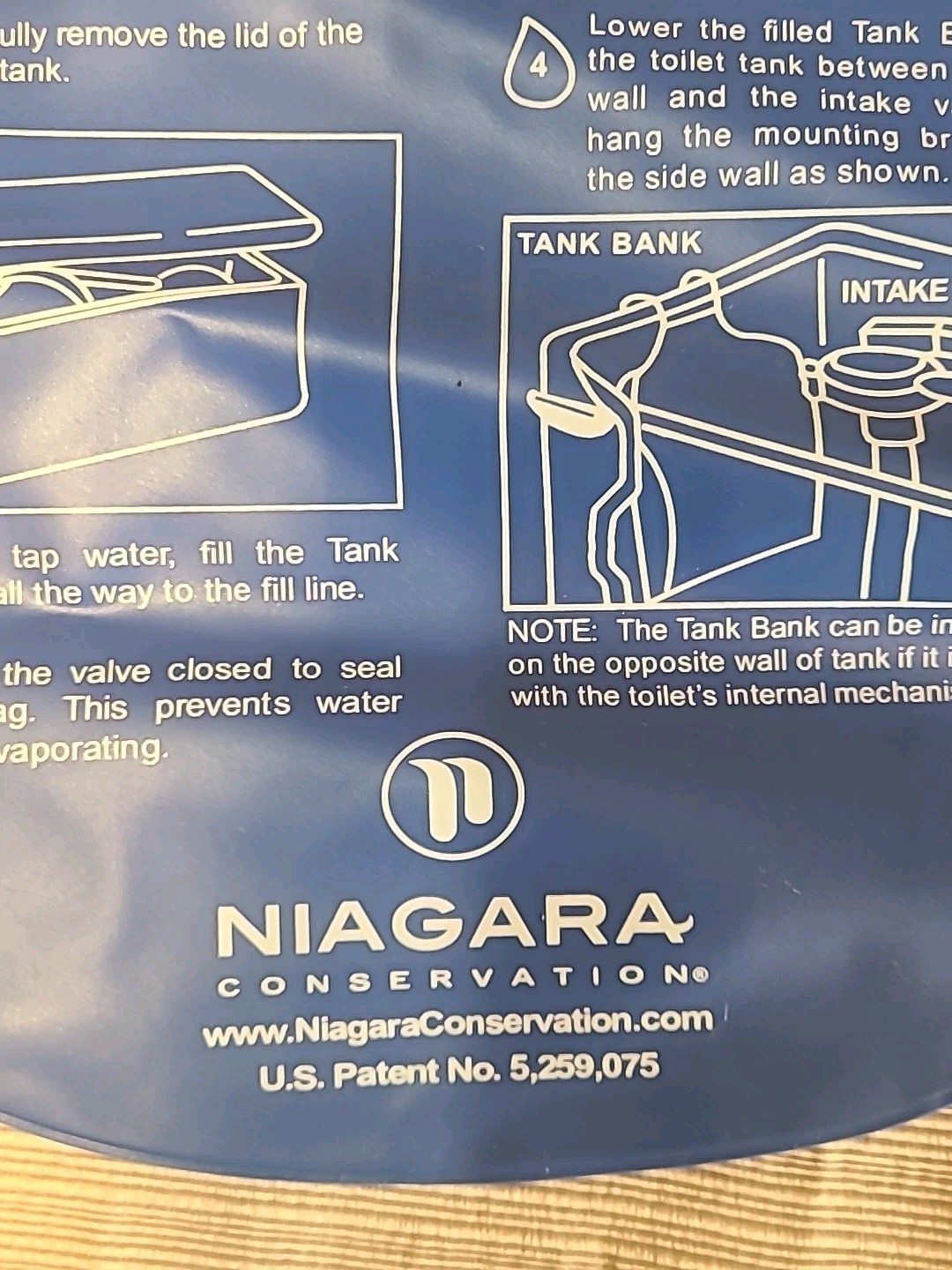 56Niagara Conservation Water Saving Device Toilet Tank Bank Save Every Flush New gallery