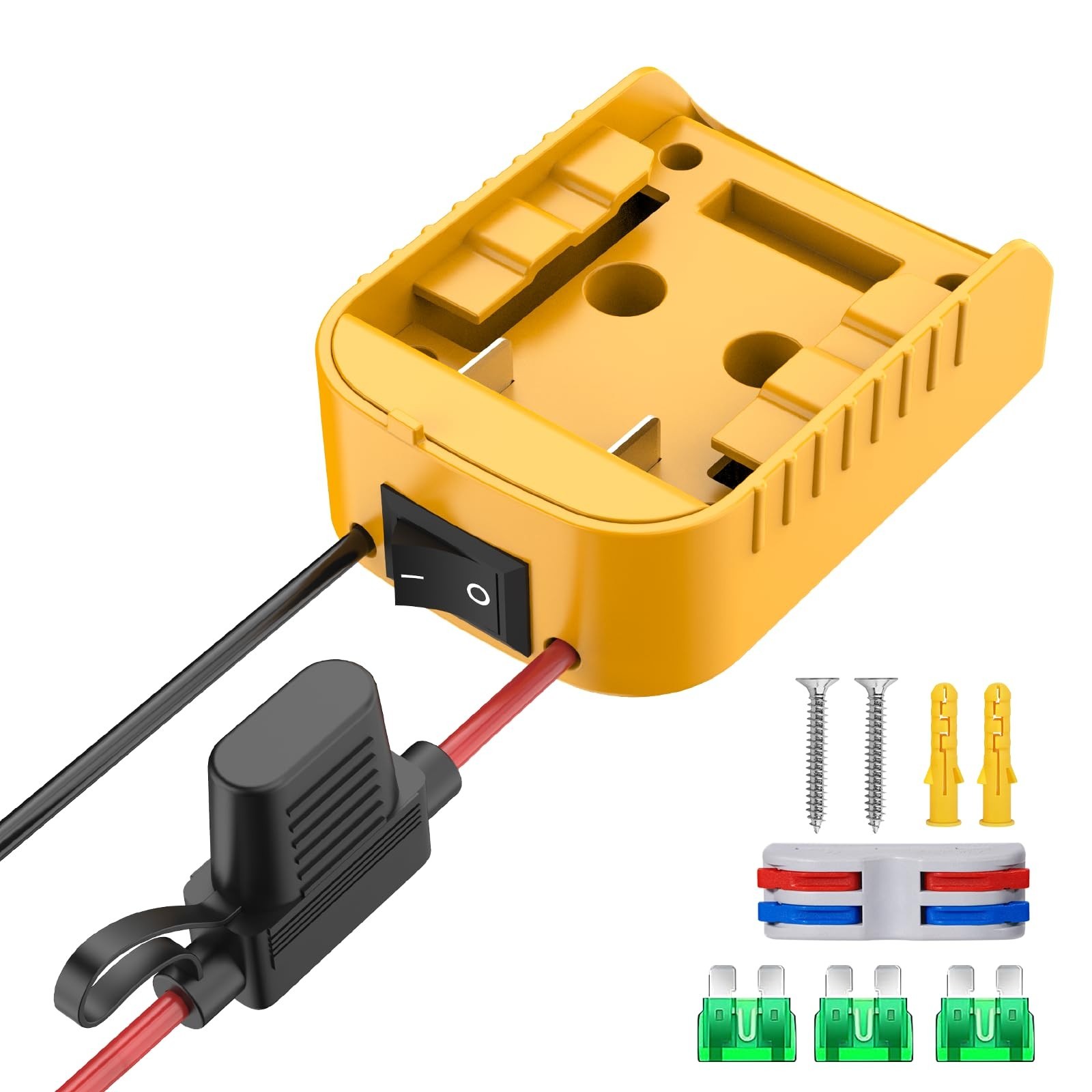 DIY Power Wheel Connector Adapter Compatible with Dewalt 20V Battery Dock gallery