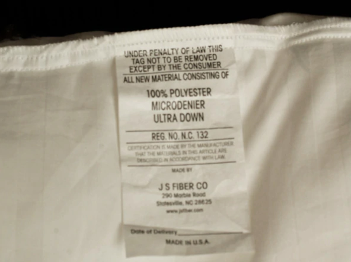 JS Fiber Ultra Down Firm Down Alternative Pillow gallery