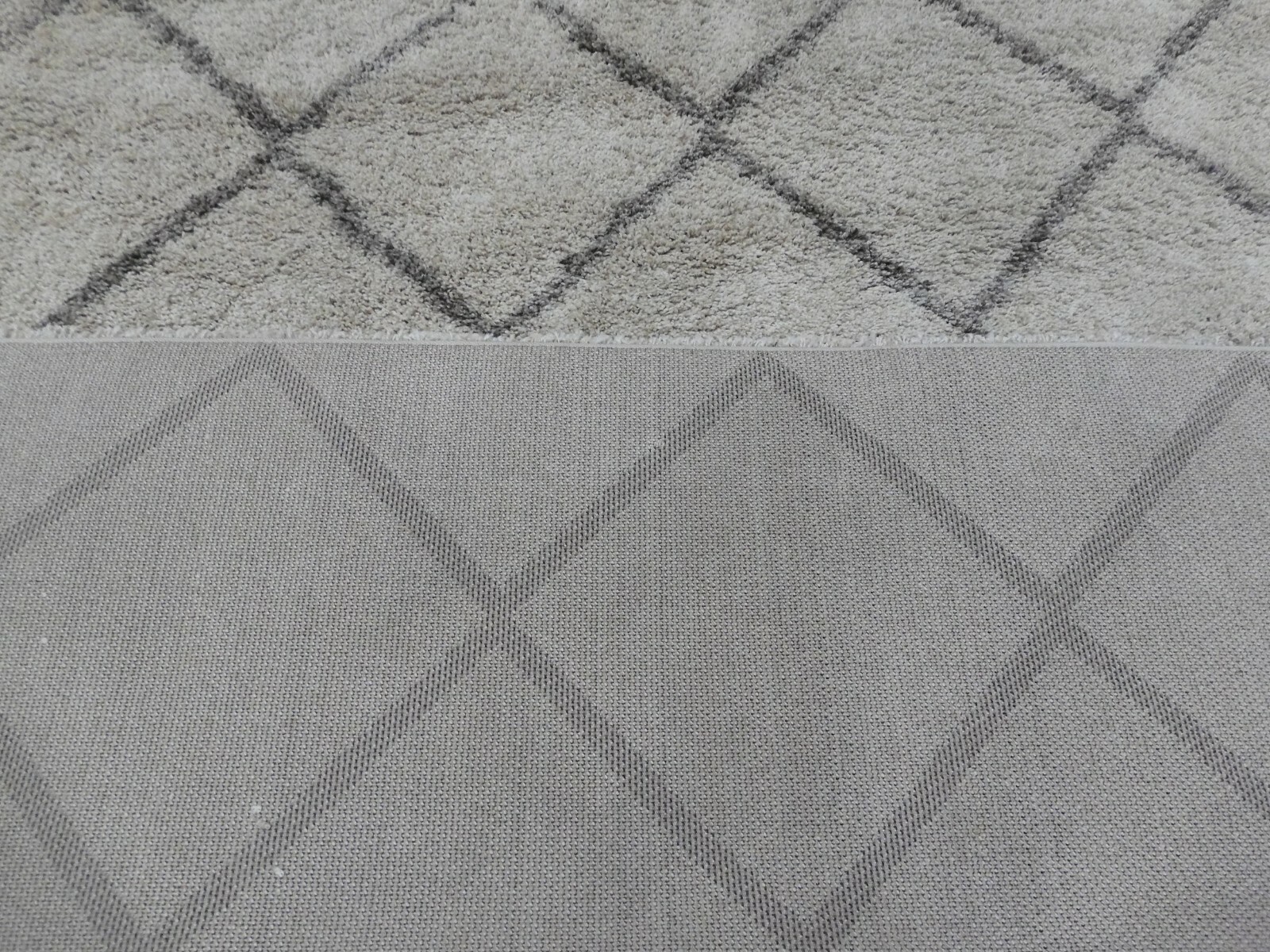 IVORY / GREY 9' X 9' Square Stained Rug, Reduced Price 1172611130 SGH281A-9SQ gallery