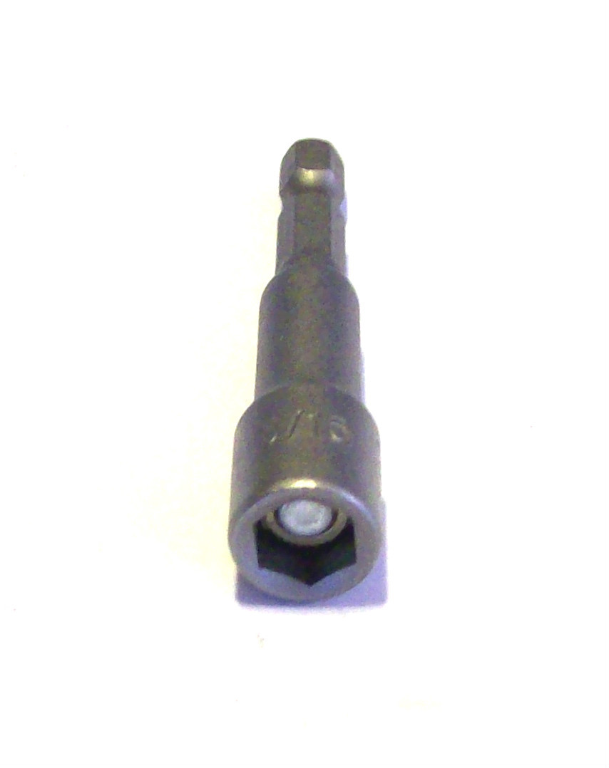 24 GOLIATH INDUSTRIAL 5/16" MAGNETIC NUT SETTERS HEX SHANK MNS516 2-9/16" DRIVER gallery