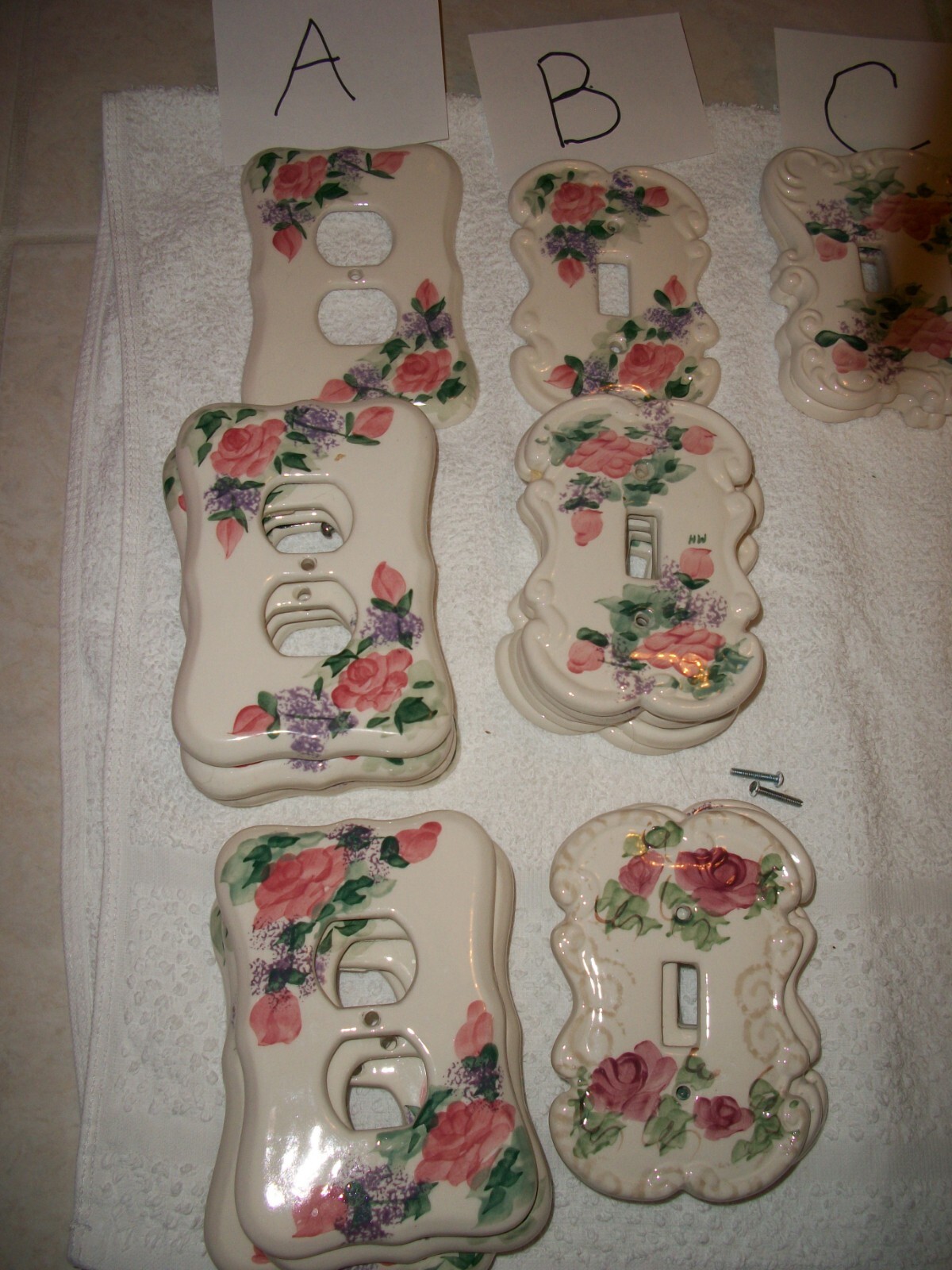 Floral Switch Plate Covers - Various Options gallery