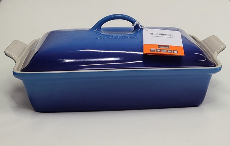 Le Creuset Rectangular Casserole With Lid 4 Qt Azure Blue gallery