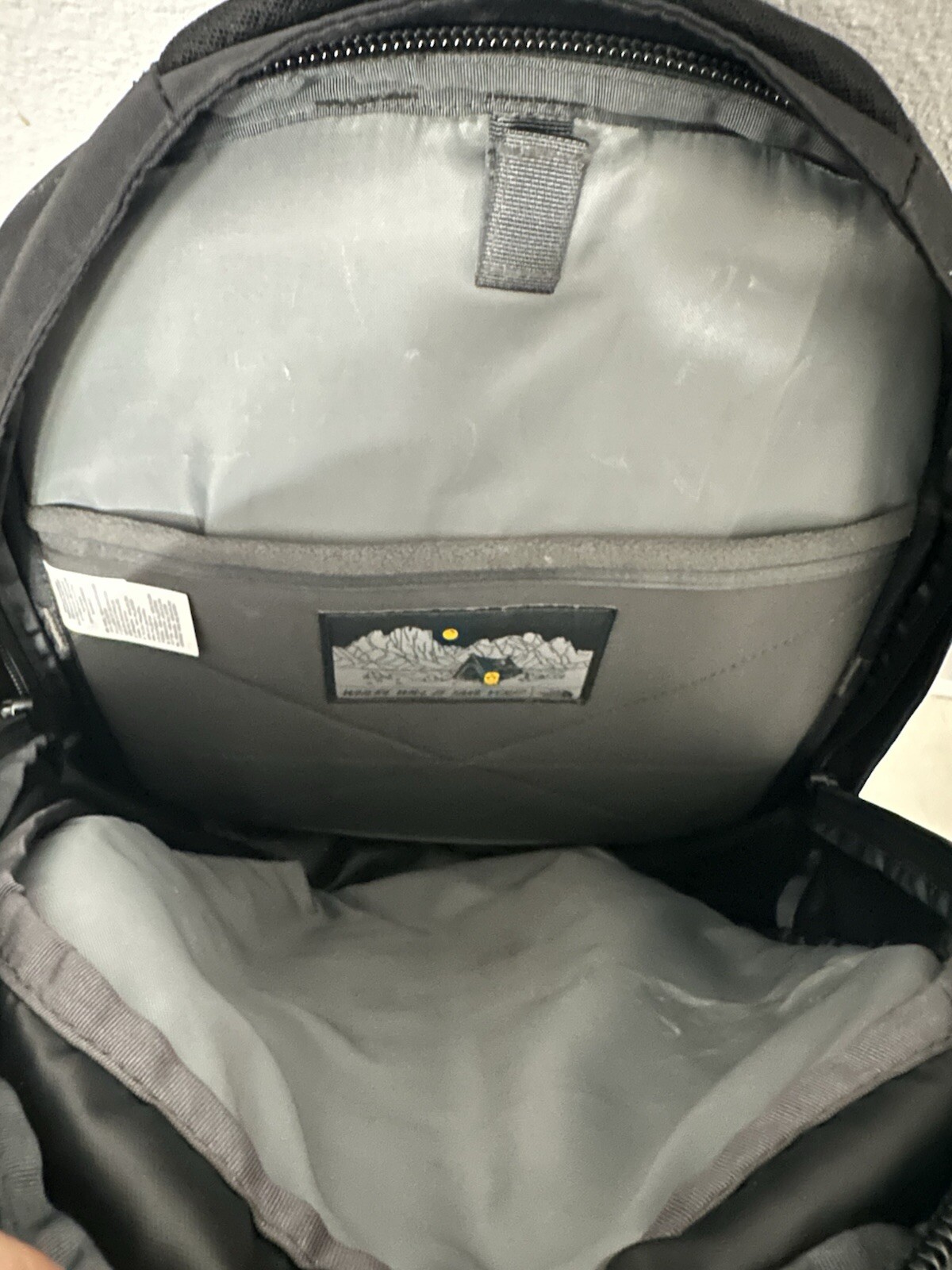 The North Face Generator Backpack Daypack Laptop Black Embroidered 3