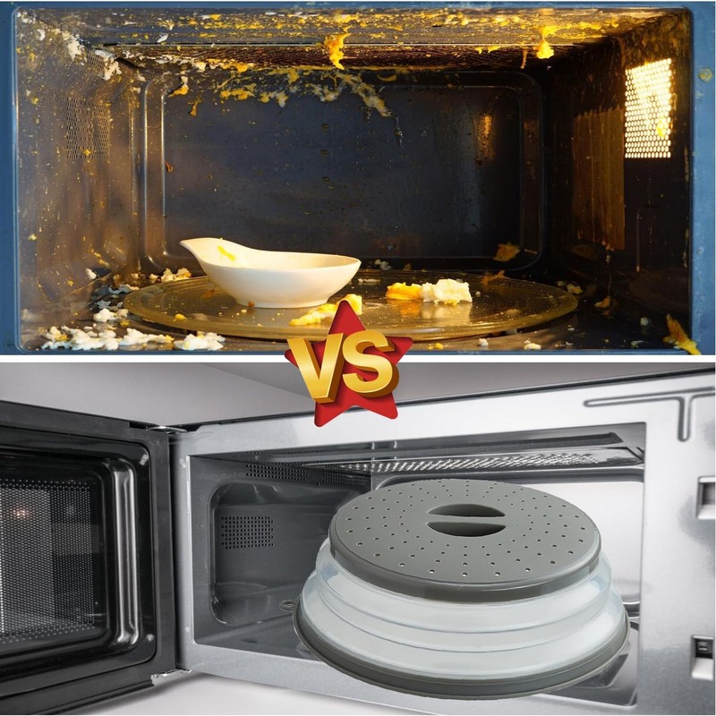 Vented Microwave Splatter Cover Silicone Plastic BPA-Free 1 Pack gallery