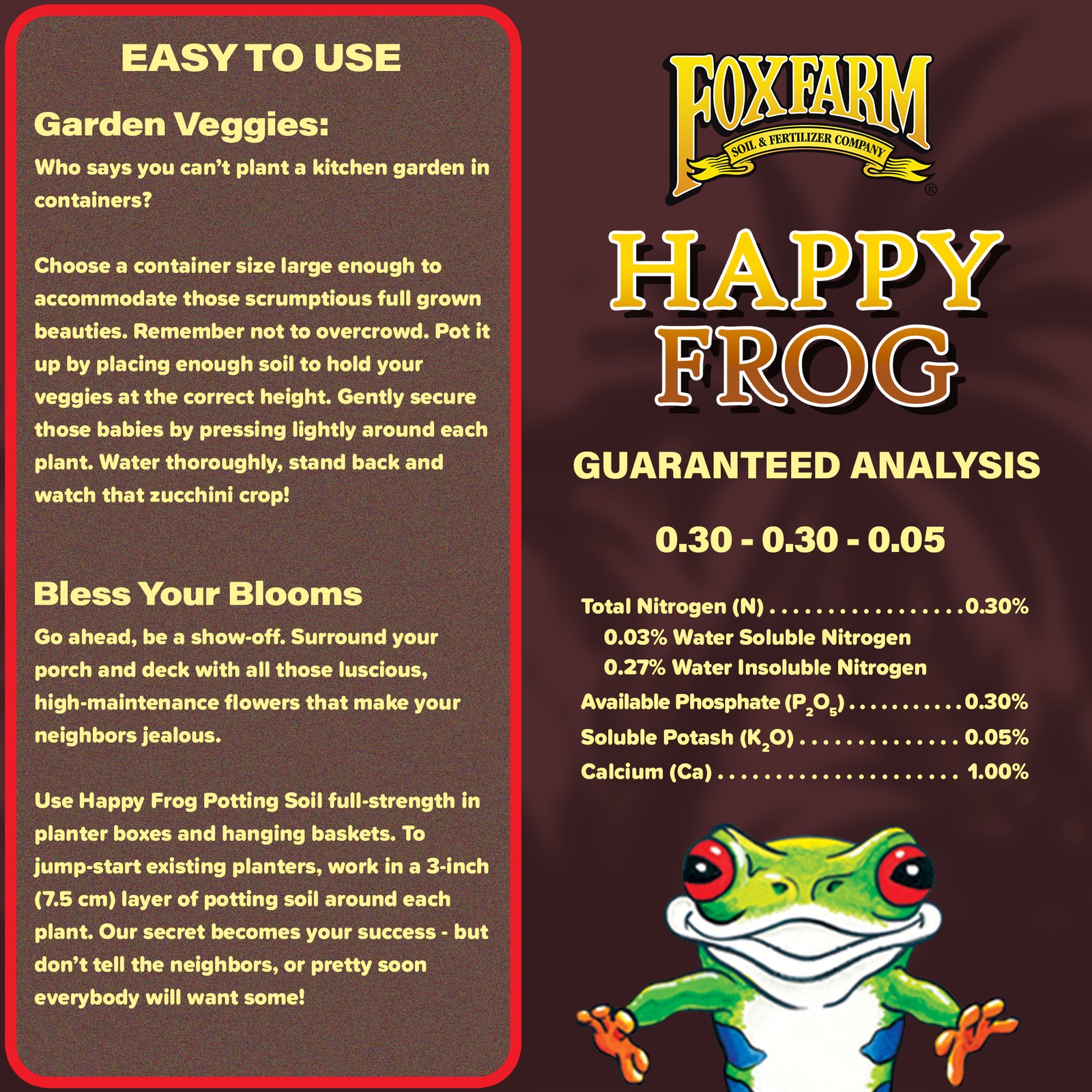 FoxFarm Happy Frog pH Adjusted Plant Garden Potting Mix, 2 CF -Pack of 4 gallery