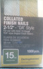 Grip Rite Collated Finish Nails 2-1/2", DA Style, 15 Ga. (GRDA25GLM) FS gallery
