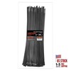 12 Inch Zip Ties Double Sided Toothed,100 LBS 12 inch 100 Pack （100 Lbs ） Black gallery