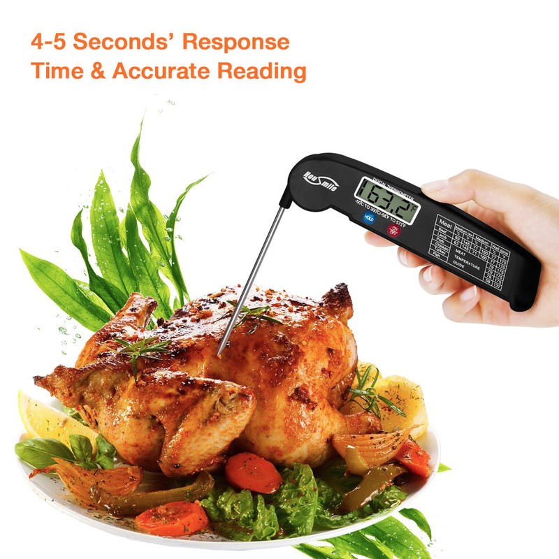 Instant Read Digital Meat Thermometer BBQ Grill Smoker For Kitchen Food Cooking gallery