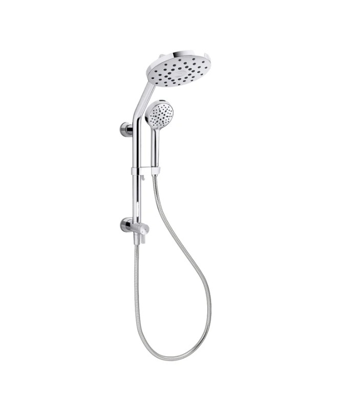 Kohler HydroRail 3-in-1 Multifunction Showerhead and Column Kit-Polished Chrome gallery