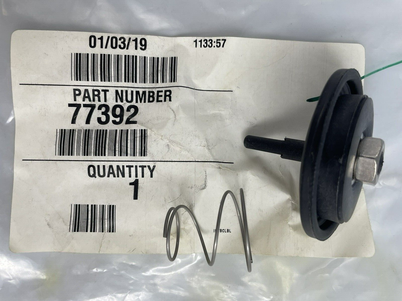 Nelson 77392 Diaphragm Assembly for 7951 Valve - NOS gallery